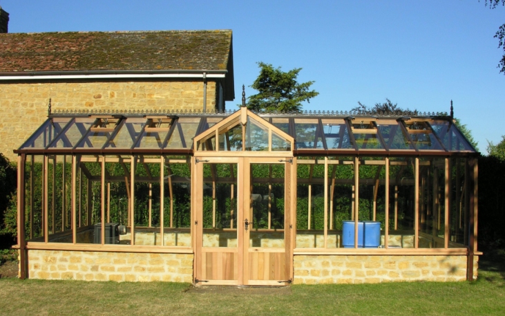 Cedar Greenhouse with Porch